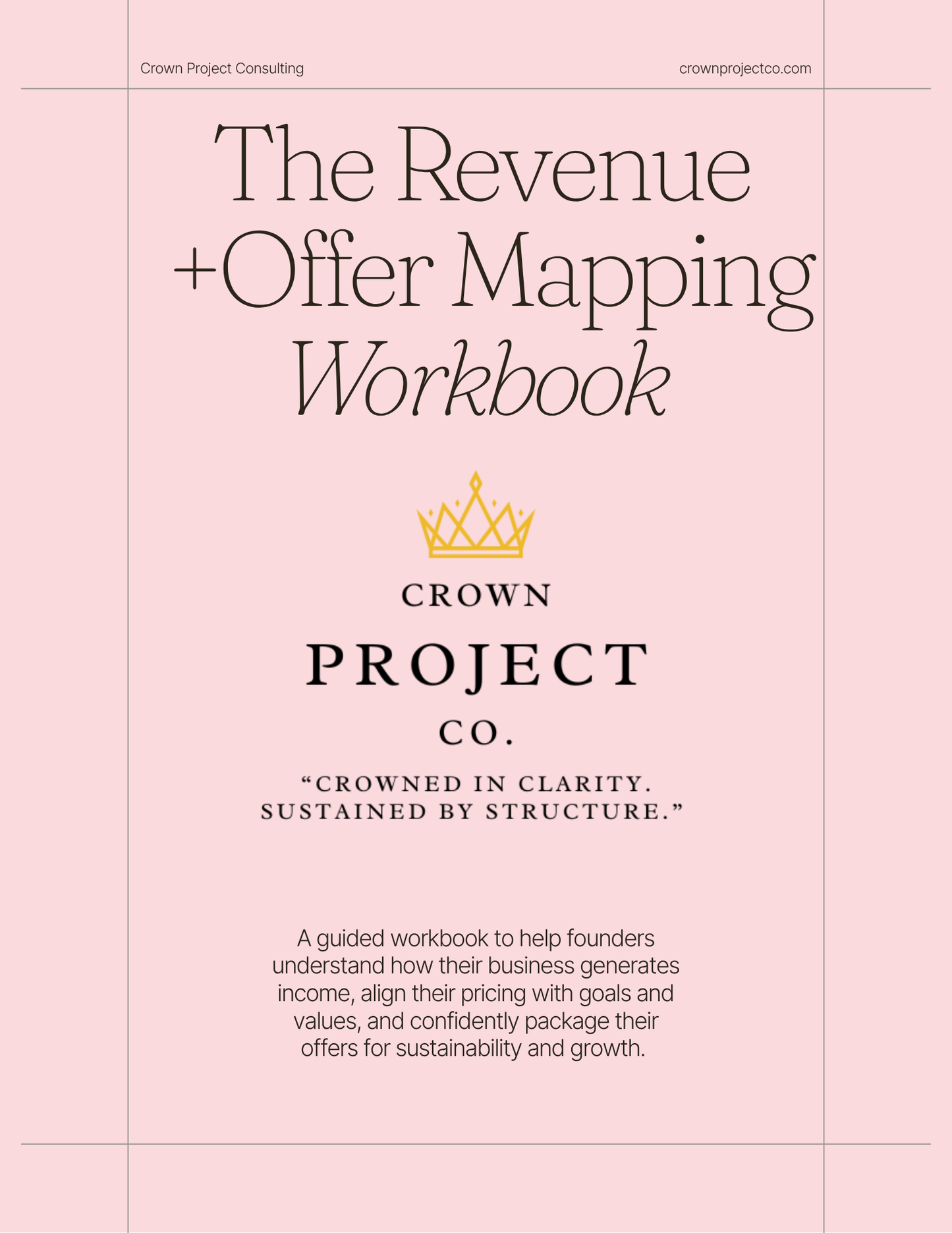 The Revenue + Offer Mapping Workbook