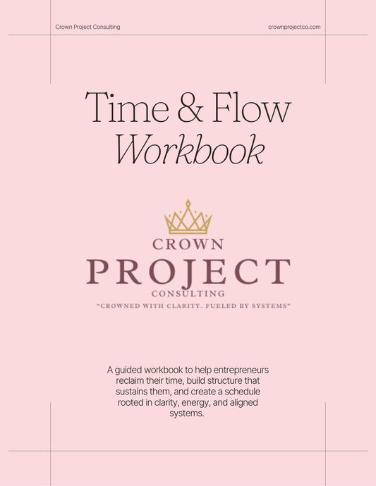 Time & Flow Workbook